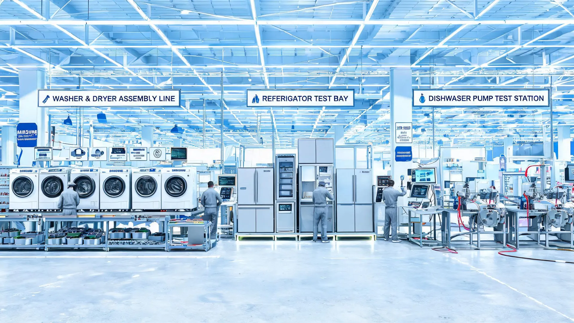 Samsung appliance factory capability floor