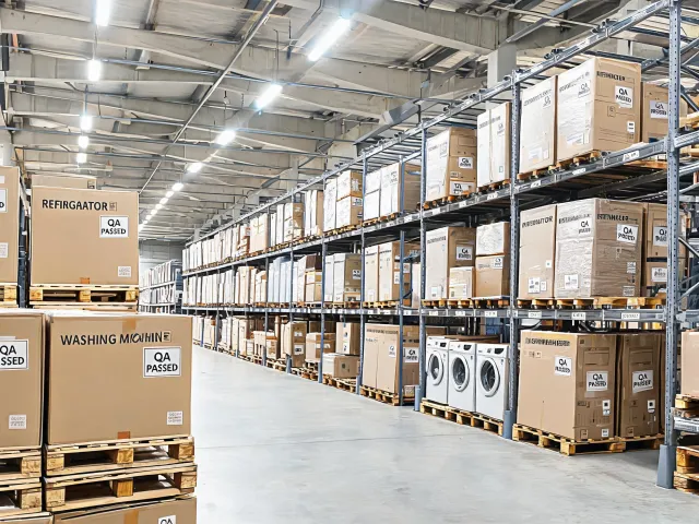 Distributor appliance warehouse