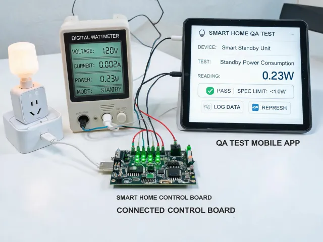 Smart appliance standby power test