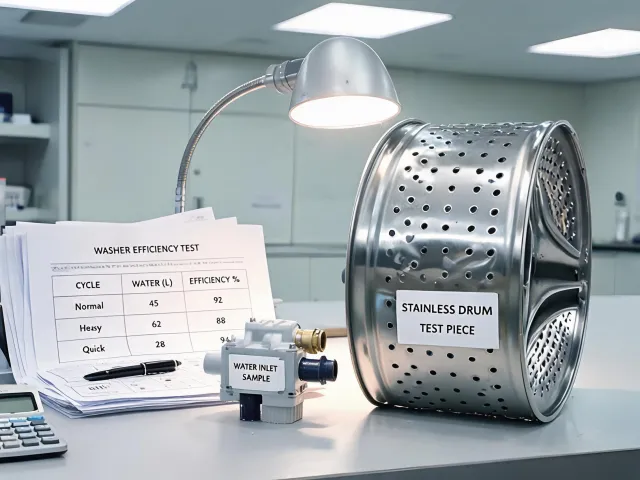 Washer efficiency test documentation
